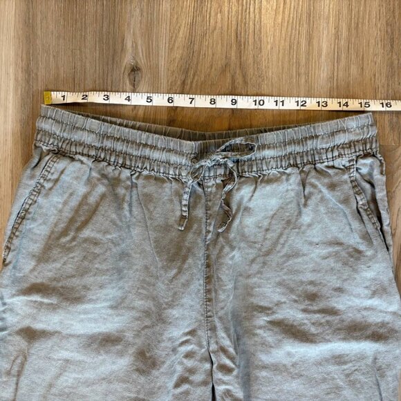 H&M Tapered 100% Linen Pants Women's Medium - Picture 5 of 6